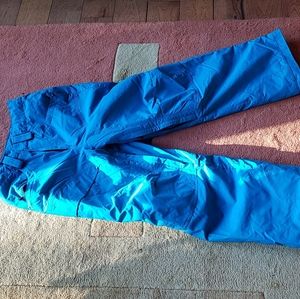 Obermeyer snow pants blue turquoise